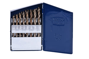 26321 - Century Drill & Tool, 26321, 21 PC Set,Jobber Drill Bit,ProGrade, Cobalt Steel, High Speed Drill Bit Pack