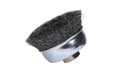 76022 - Century Drill & Tool 76022 3" Coarse Crimped Cup Brush, M10 X 1.25 Arbor, 12,500 RPM Max - Heavy-Duty Cleaning and Surface Prep on Concrete and Metal