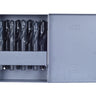47408 - Century Drill & Tool 47408 Black Oxide Silver and Deming Drill Bit Set, 8 Piece