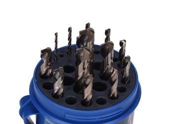26115 - Century Drill & Tool 26115 Pro Grade Cobalt Drill Set, 15 Piece, Made in The USA