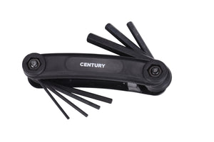 64306 - Century Drill & Tool 64306 Folding Metric Hex Key Set, 7 Piece