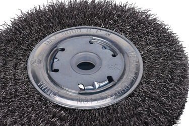 76854 - Century Drill & Tool 76854 5" Coarse Crimped Wide Face Bench Grinder Wire Wheel, 1/2"-5/8" Universal Arbor, 6,000 RPM – Ideal for Cleaning