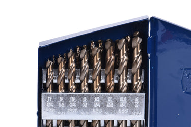 26321 - Century Drill & Tool, 26321, 21 PC Set,Jobber Drill Bit,ProGrade, Cobalt Steel, High Speed Drill Bit Pack