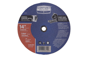08714 - Century Drill & Tool 08714 14" X 7/64" General Purpose Blade