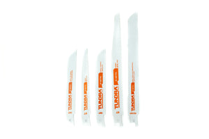 57170 - Tundra Tools 5 Piece Bi-Metal Recip Blade Set 57170, reciprocating saw blades, cut metal, wood, and plastic