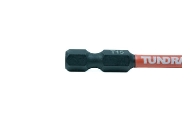 57680 - Tundra Tools T15 Impact Screwdriving Star Bits 57680, 5 pack, impact rated for impact drivers