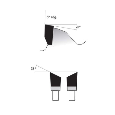 10" X 60T Cross-Cutting Blade for Laminated and Veneered Materials (HiATB)