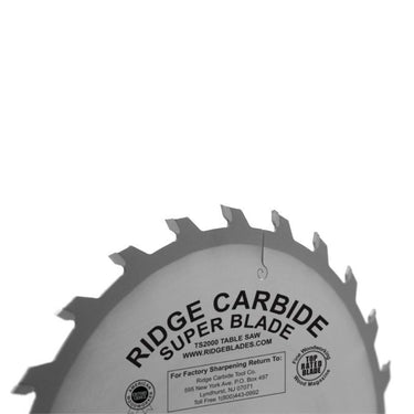 10" X 24T Rip and Cross Cutting Table Saw Blade for Hardwood - Thin Kerf (TS2000-AR 2+1)